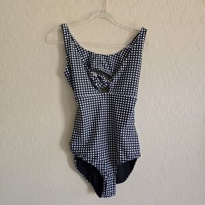 Albion Fit Top Knot One-piece Swimsuit Small